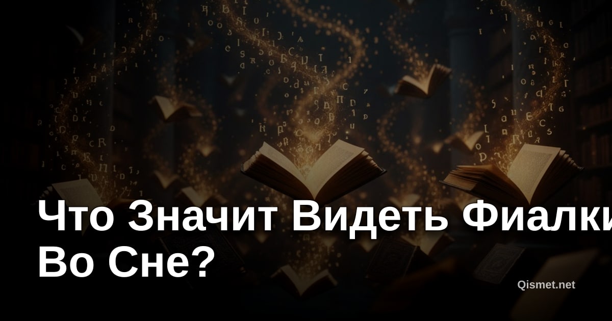 Что Значит Видеть Фиалки Во Сне?