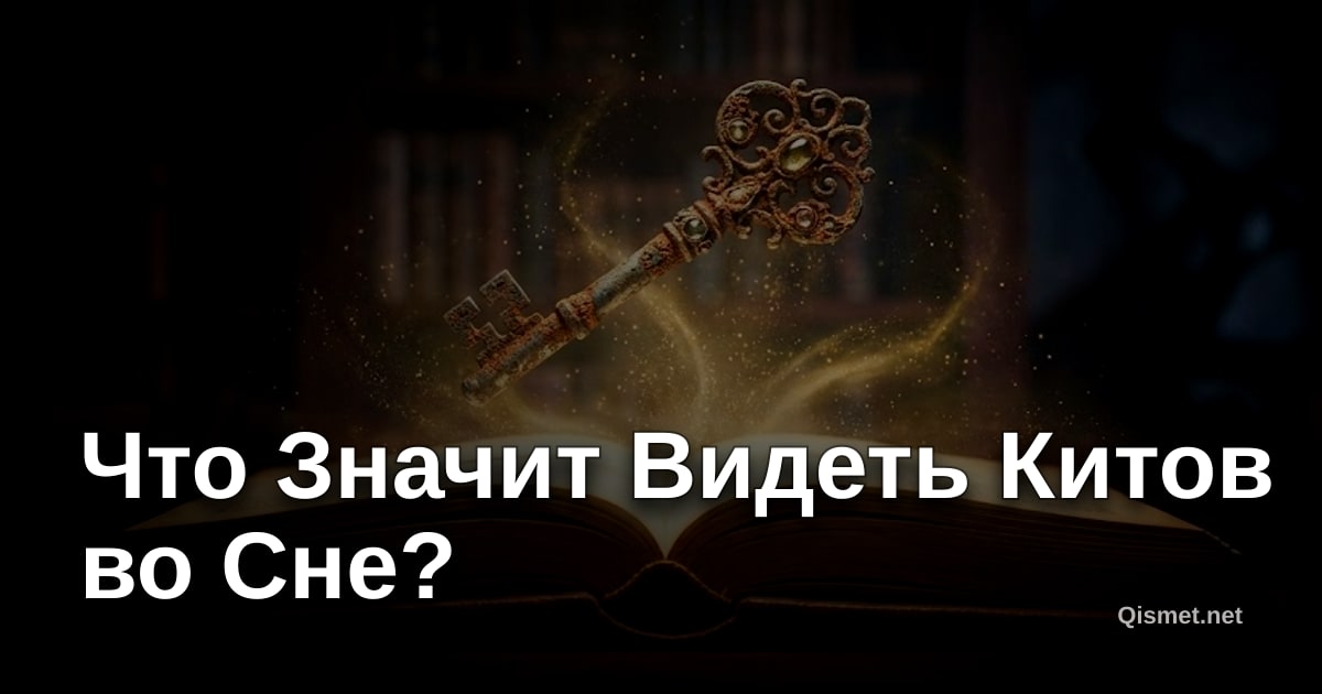 Что Значит Видеть Китов во Сне?