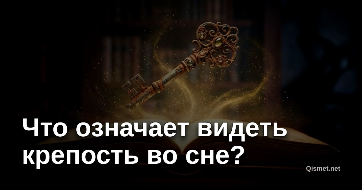 Что означает видеть крепость во сне?