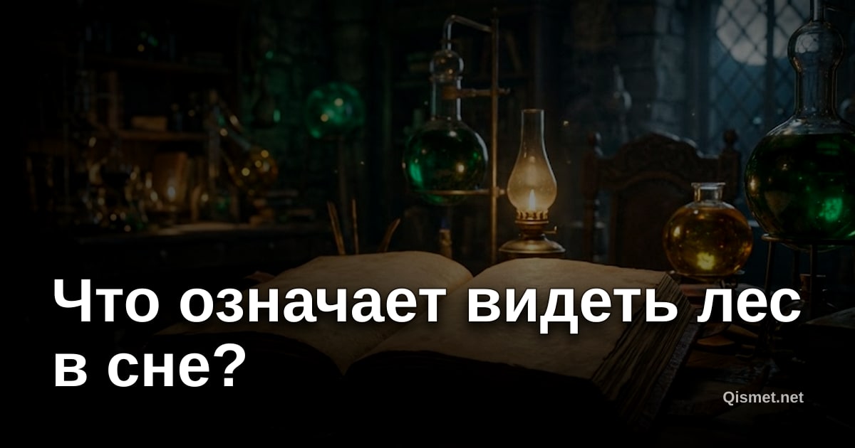 Что означает видеть лес в сне?