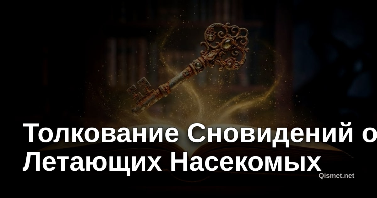 Толкование Сновидений о Летающих Насекомых