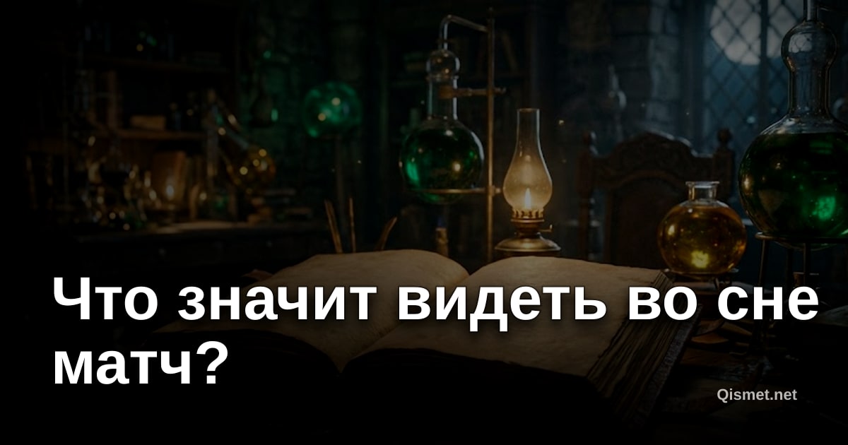 Что значит видеть во сне матч?