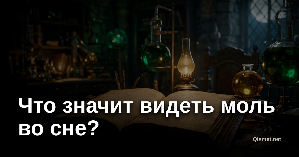 Что значит видеть моль во сне?
