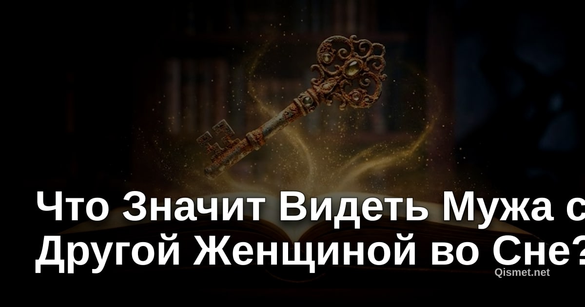 Что Значит Видеть Мужа с Другой Женщиной во Сне?