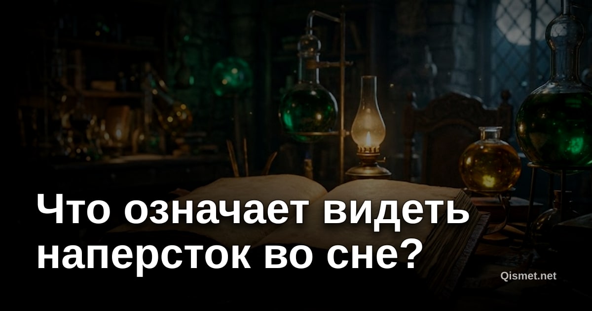 Что означает видеть наперсток во сне?