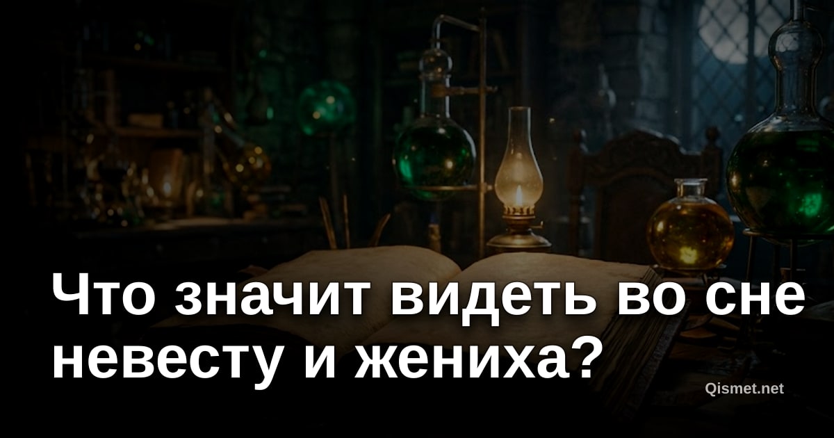 Что значит видеть во сне невесту и жениха?