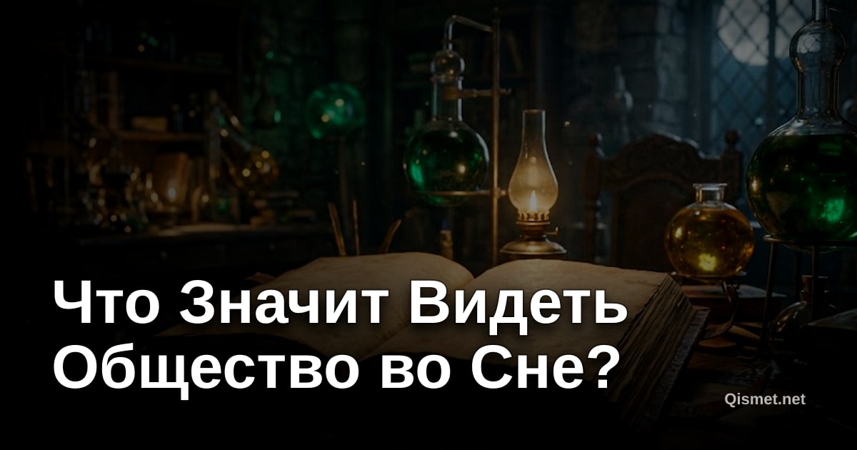 Что Значит Видеть Общество во Сне?