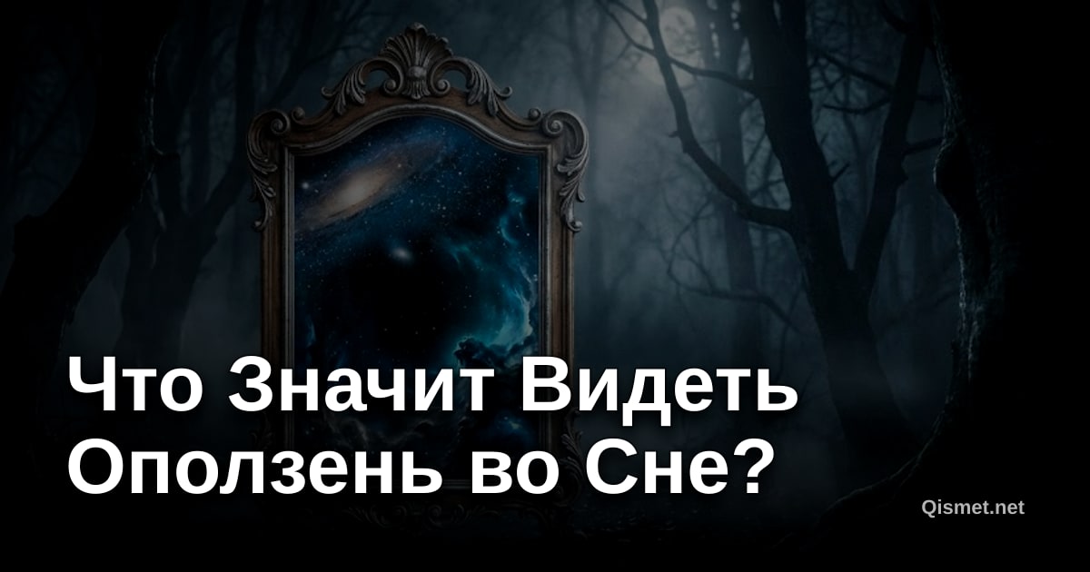 Что Значит Видеть Оползень во Сне?