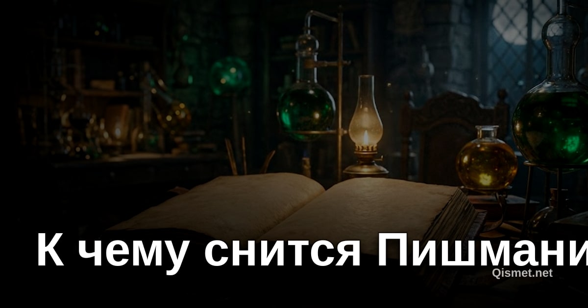 К чему снится Пишмание?