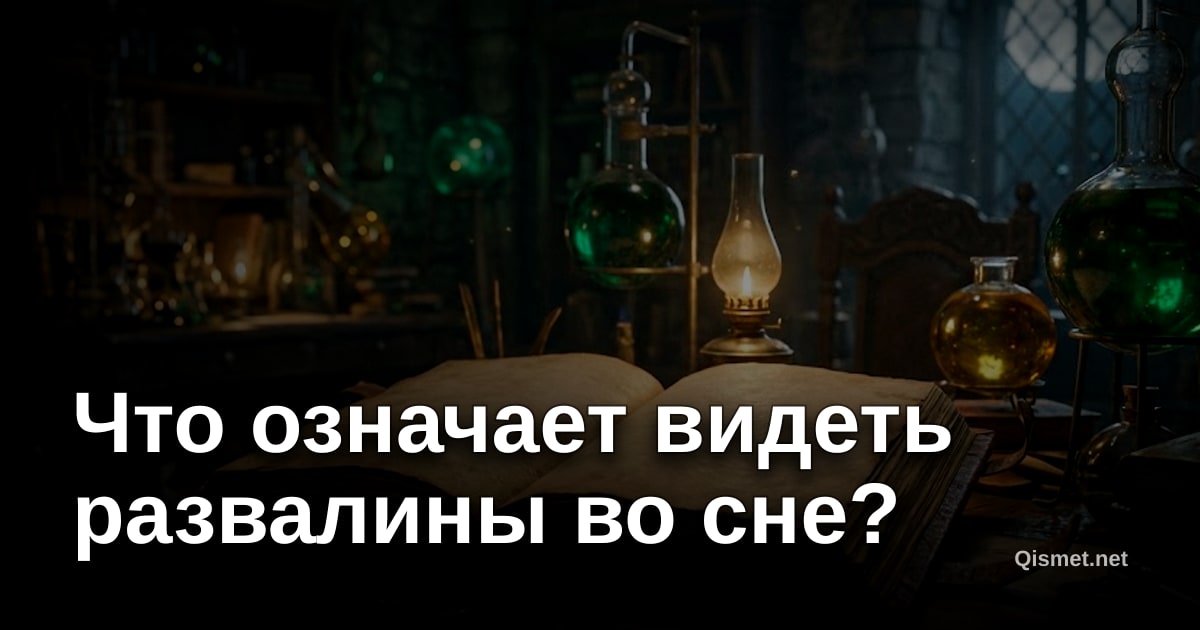 Что означает видеть развалины во сне?