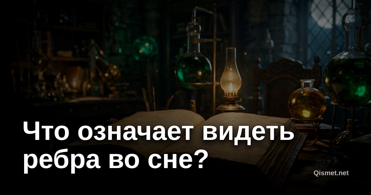 Что означает видеть ребра во сне?