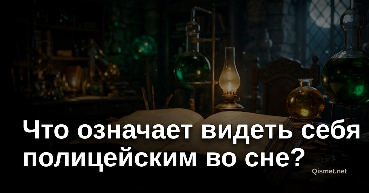 Что означает видеть себя полицейским во сне?