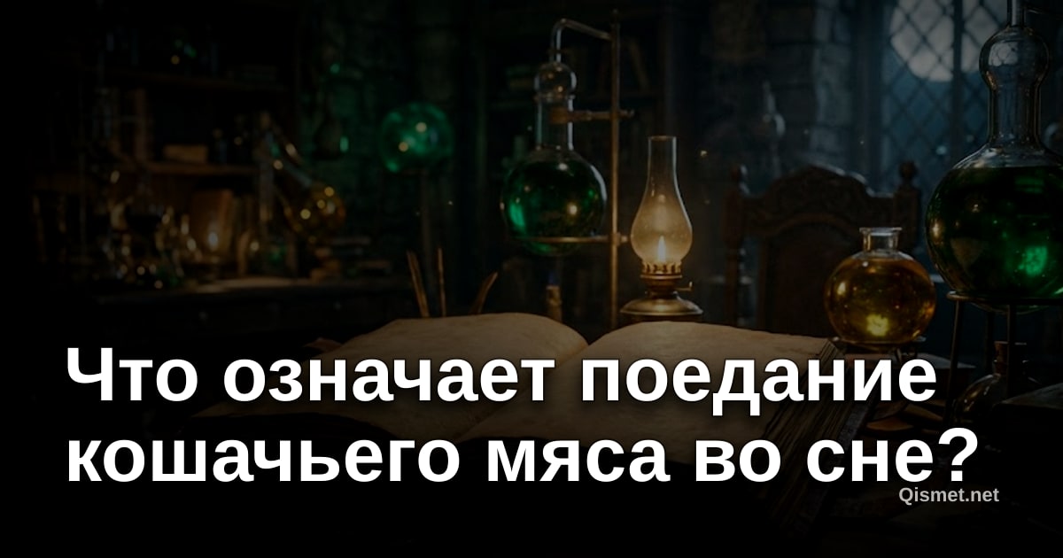Что означает поедание кошачьего мяса во сне?