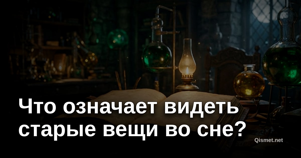 Что означает видеть старые вещи во сне?