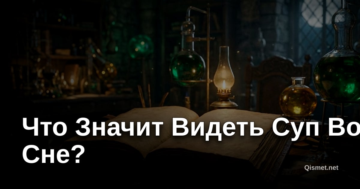 Что Значит Видеть Суп Во Сне?