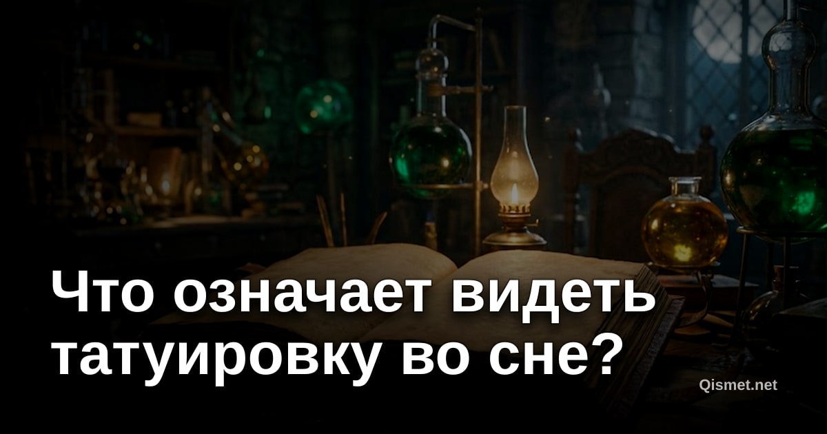 Что означает видеть татуировку во сне?