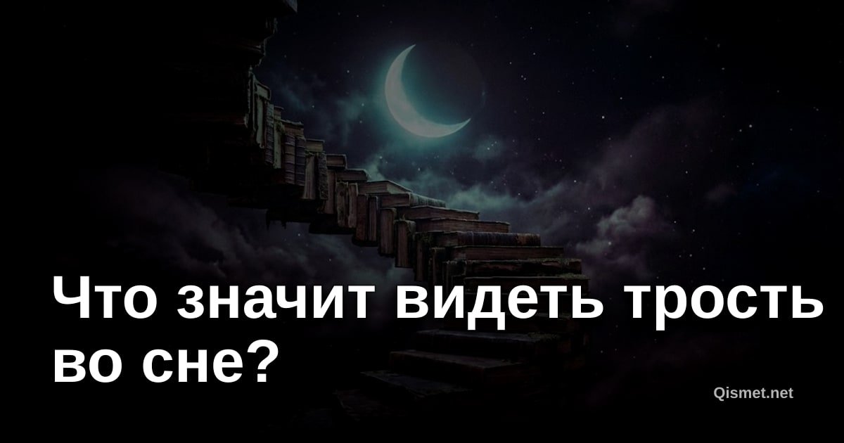 Что значит видеть трость во сне?