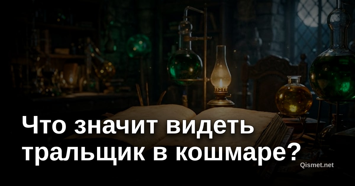 Что значит видеть тральщик в кошмаре?
