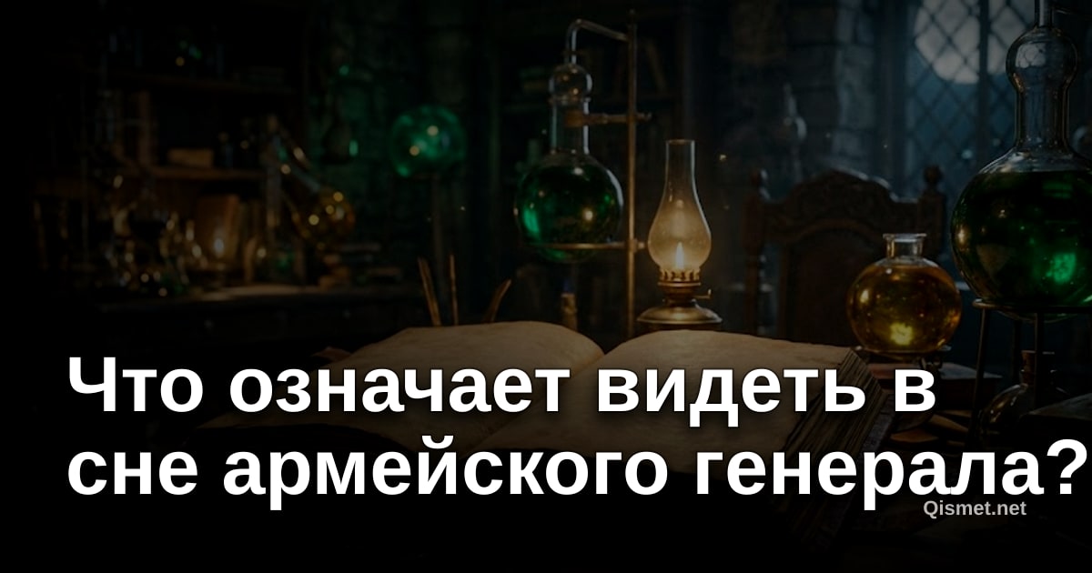 Что означает видеть в сне армейского генерала?