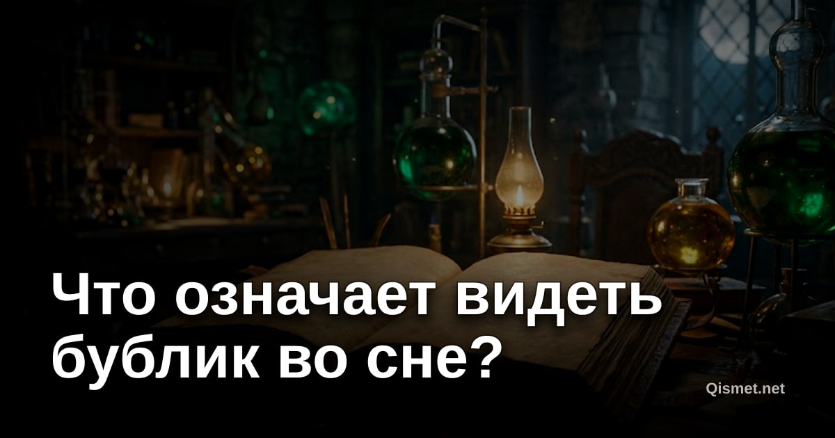 Что означает видеть бублик во сне?