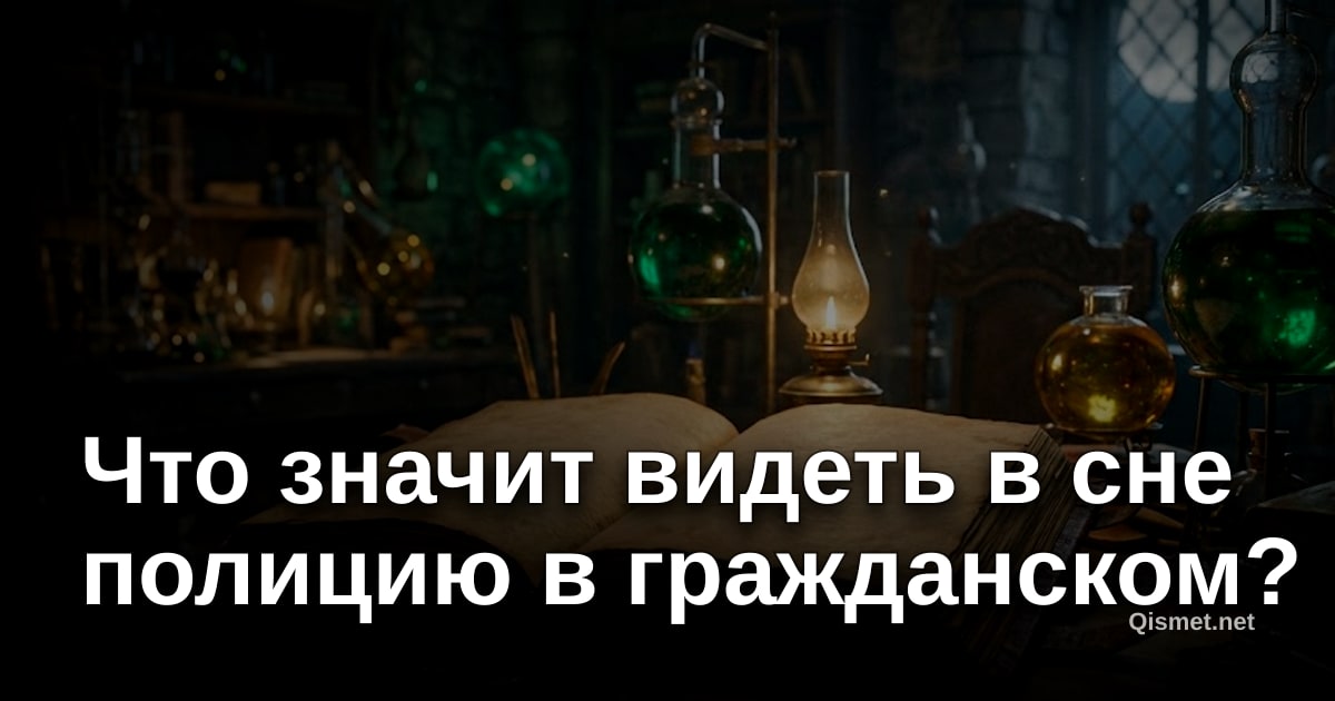 Что значит видеть в сне полицию в гражданском?