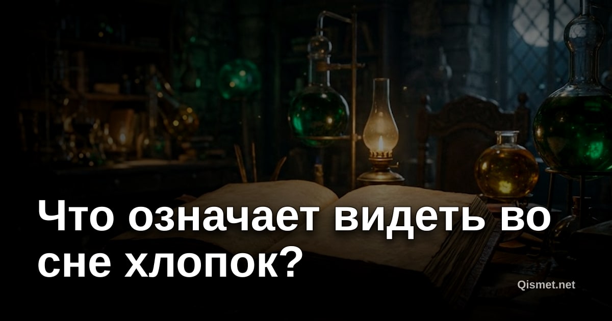 Что означает видеть во сне хлопок?