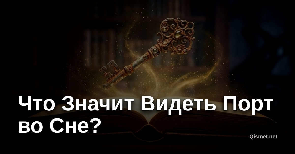 Что Значит Видеть Порт во Сне?