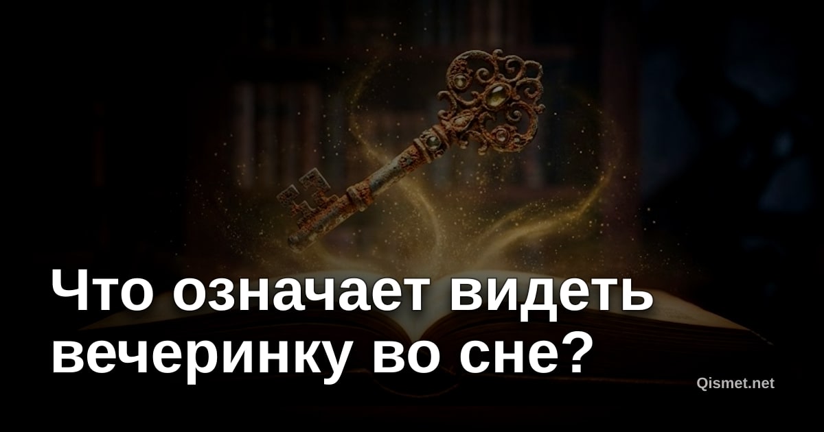 Что означает видеть вечеринку во сне?