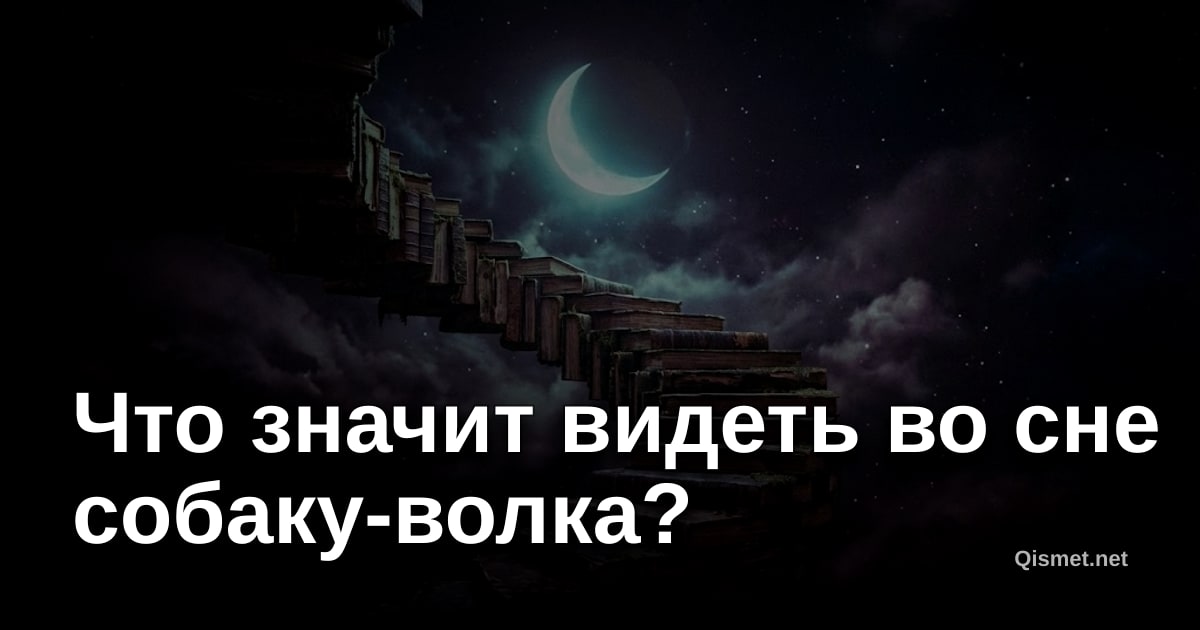 Что значит видеть во сне собаку-волка?