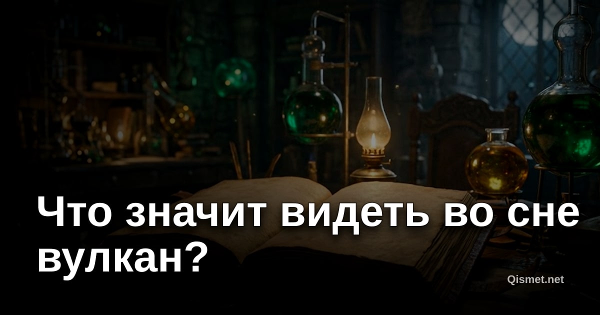 Что значит видеть во сне вулкан?