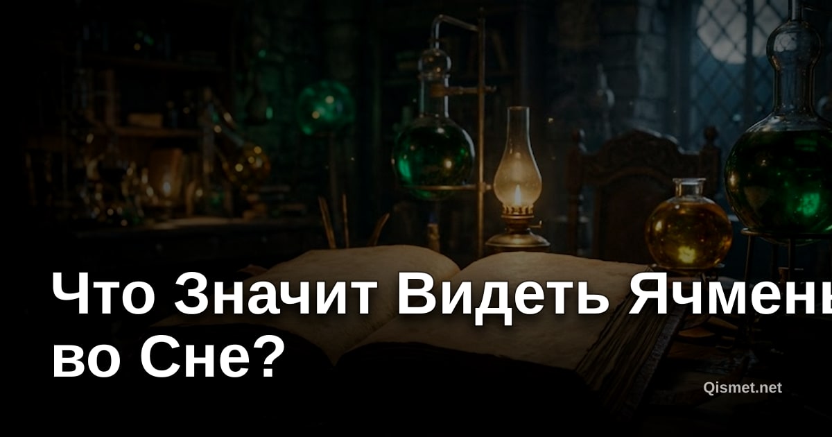 Что Значит Видеть Ячмень во Сне?