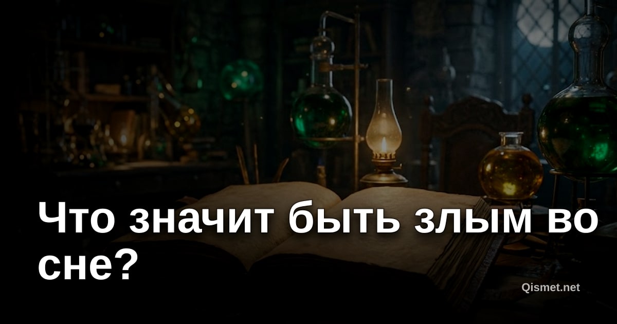 Что значит быть злым во сне?