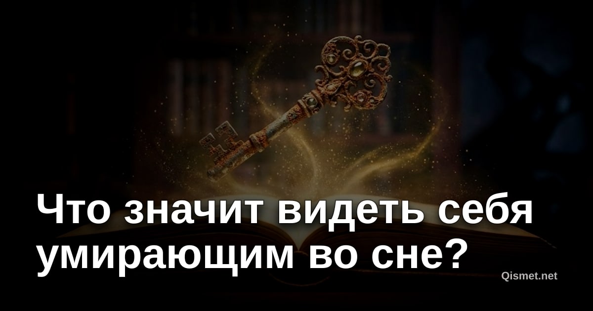 Что значит видеть себя умирающим во сне?
