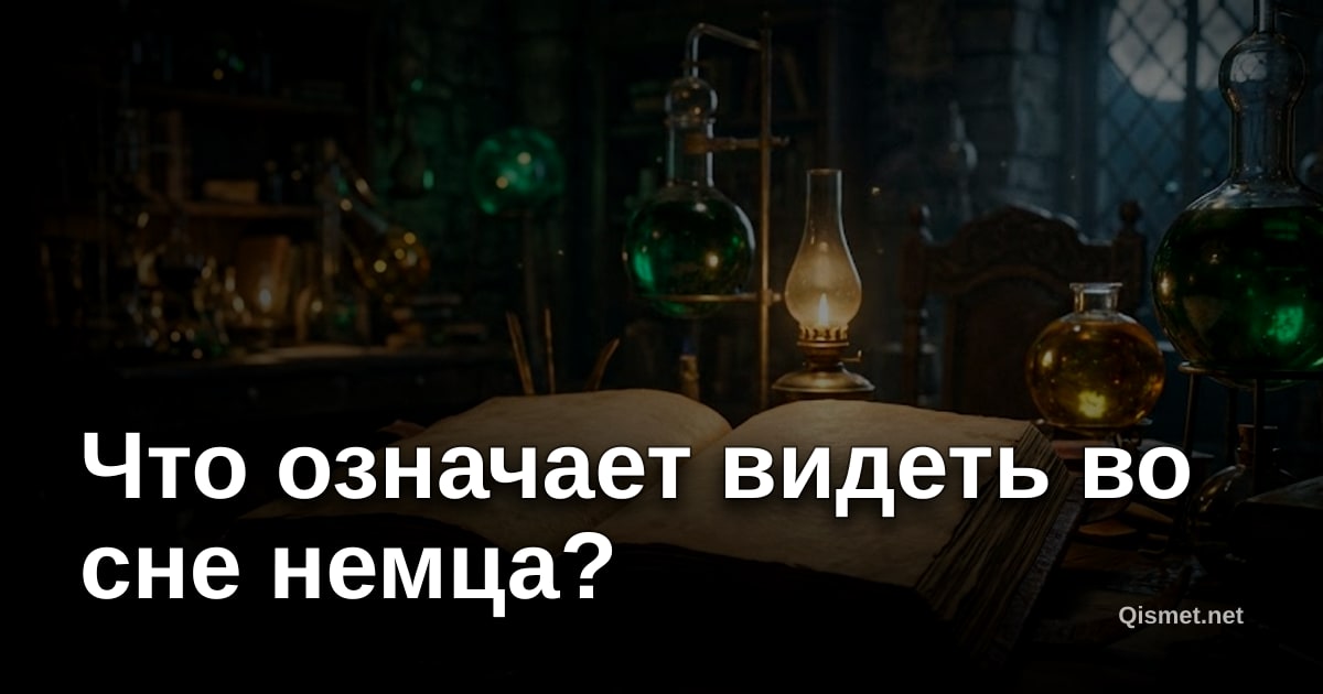Что означает видеть во сне немца?