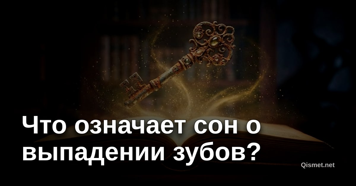Что означает сон о выпадении зубов?