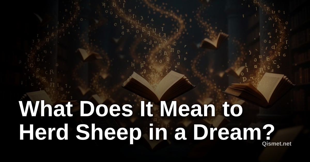 What Does It Mean to Herd Sheep in a Dream?