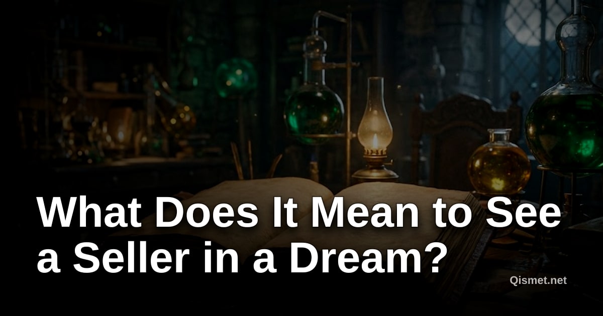 What Does It Mean to See a Seller in a Dream?