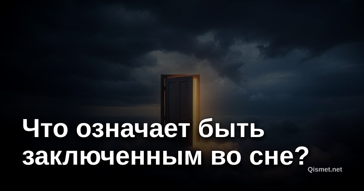 Что означает быть заключенным во сне?